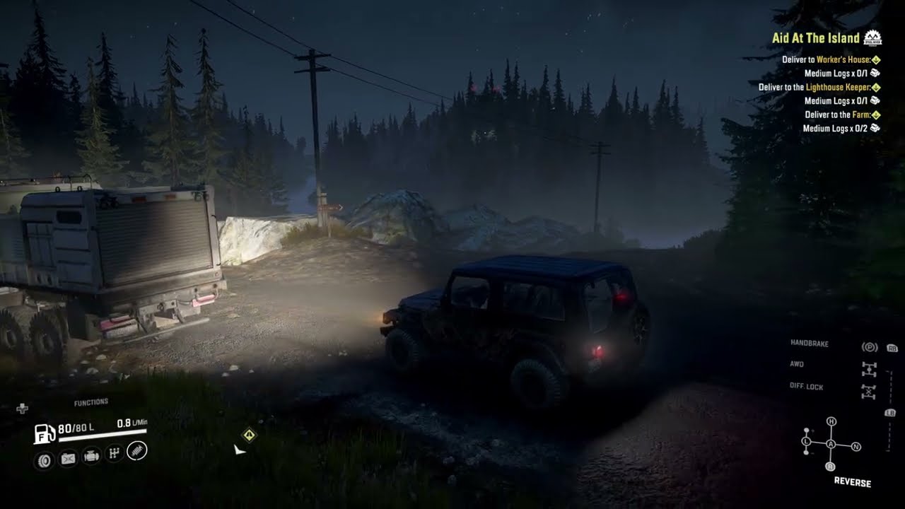 Snowrunner - Jeep Wrangler - Discovering Drummond Island