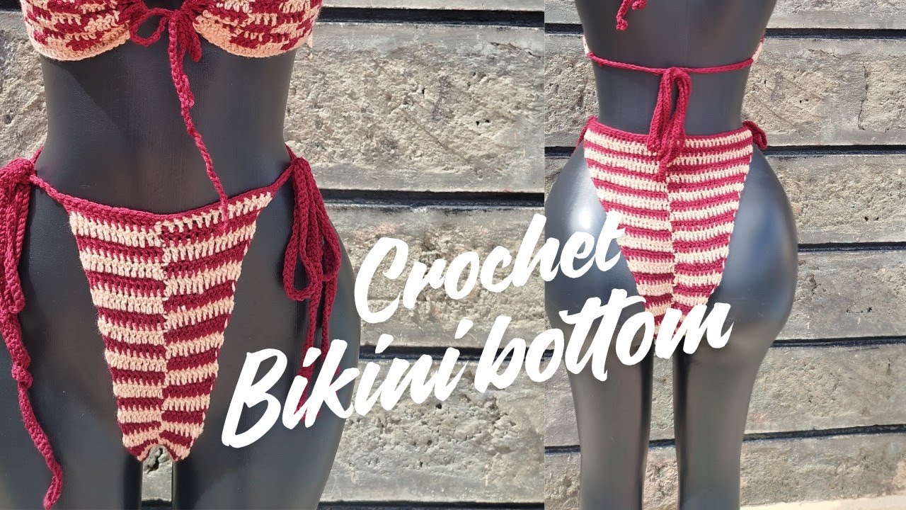 How to crochet a very  simple bikini bottom ✨||Beginner friendly 💛