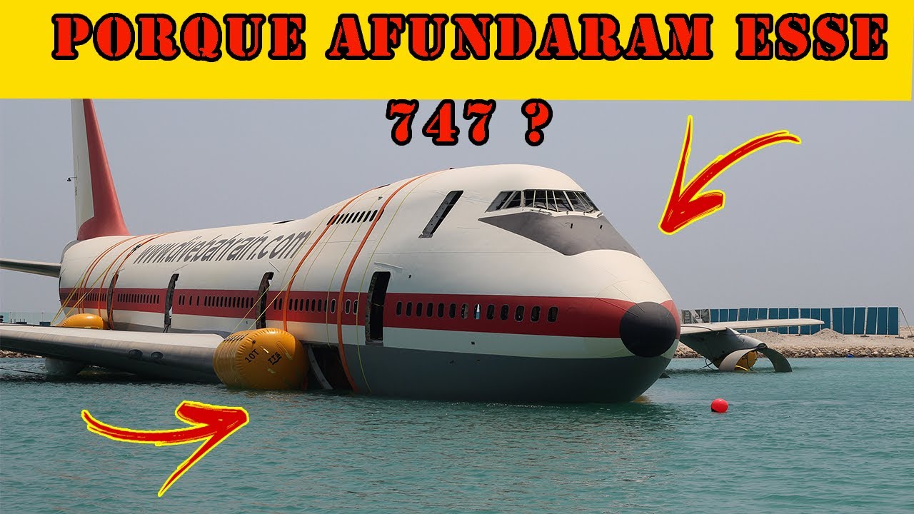 OS AVIÕES QUE ESTÃO NO FUNDO DO MAR 1: BOEING 747, 727, 737 E A300