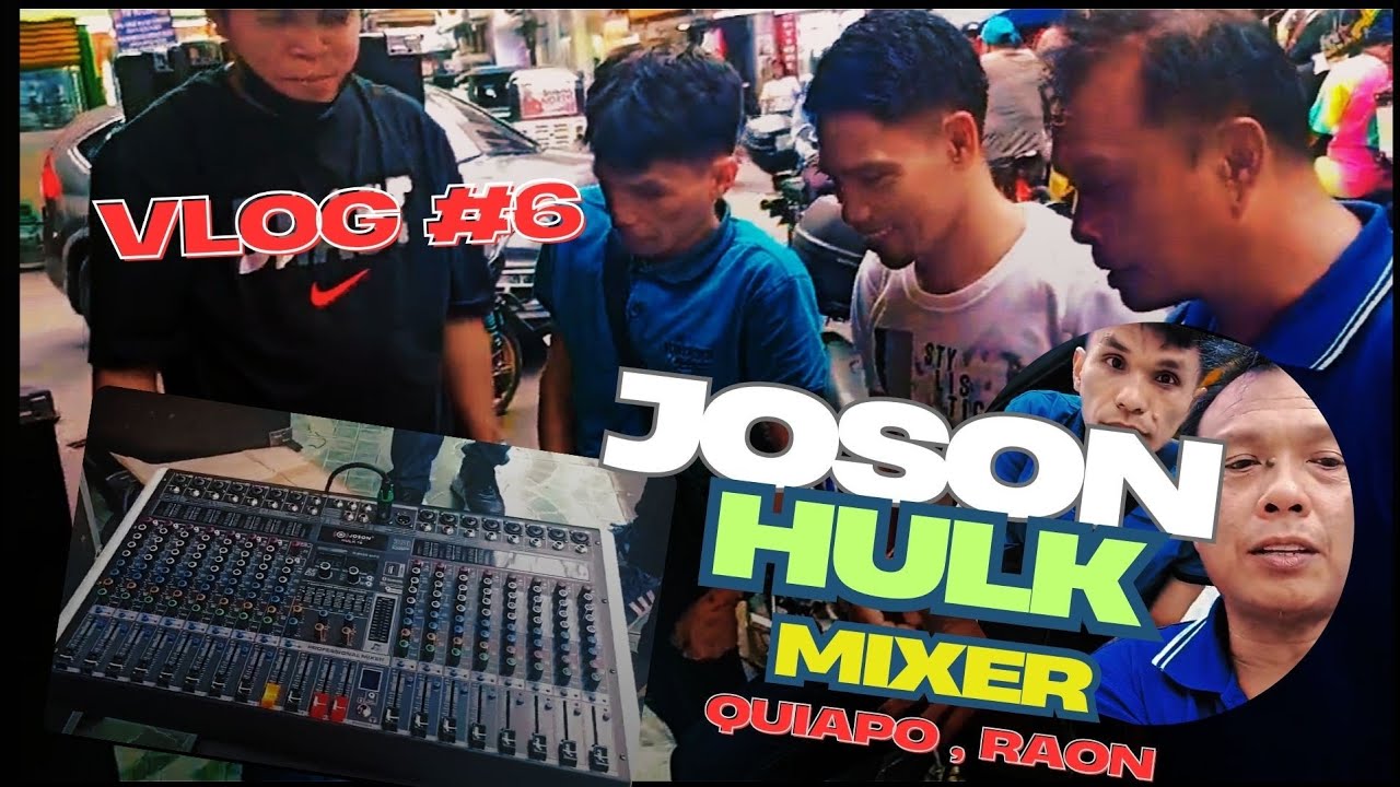 Vlog #6 JOSON HULK 16 MIXER for our Church (Unboxing & Testing)