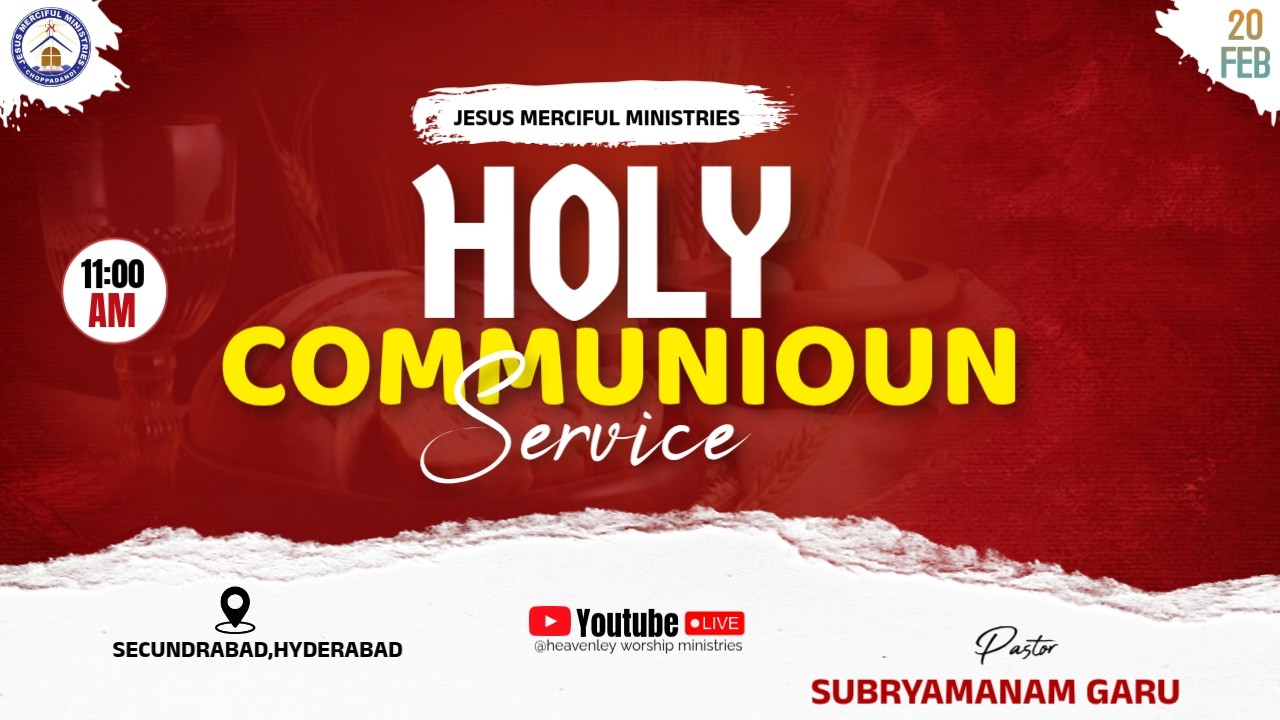 🆕ప్రభు బల్లారాధన || 21th FEB 2026 || @JesusMercifulMinistries  | @Bishop R AMOSE GARU {#hyderabad }