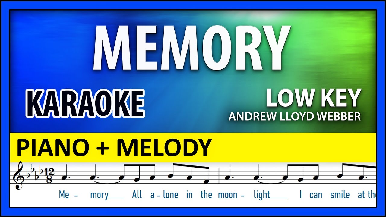 Memory Cats / Vocal meldoy guide for Low voices