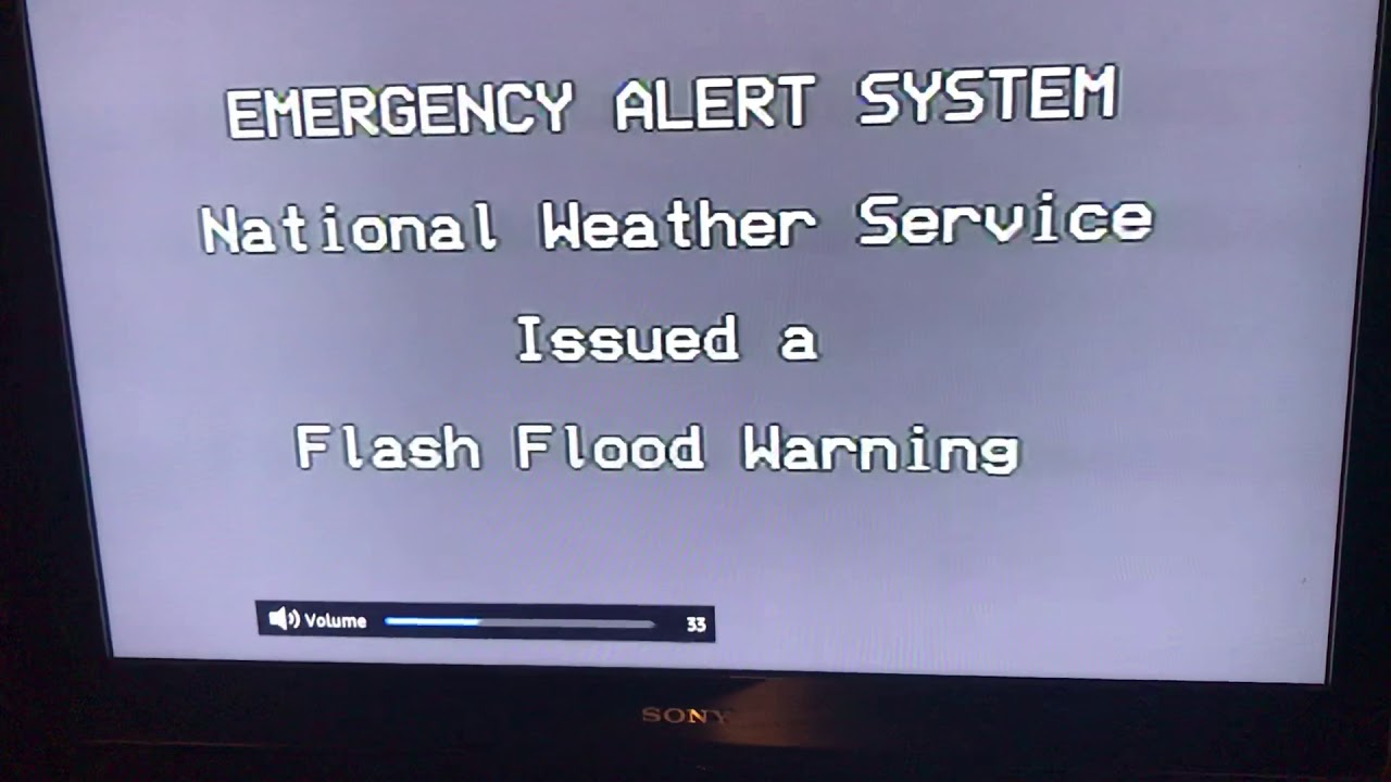 (On TV) Flash Flood Warning 1/5/19