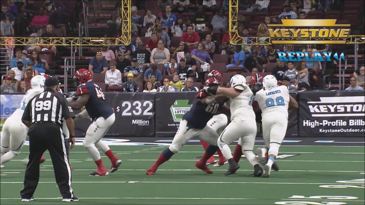 #25 DB James Romain Forced Fumble