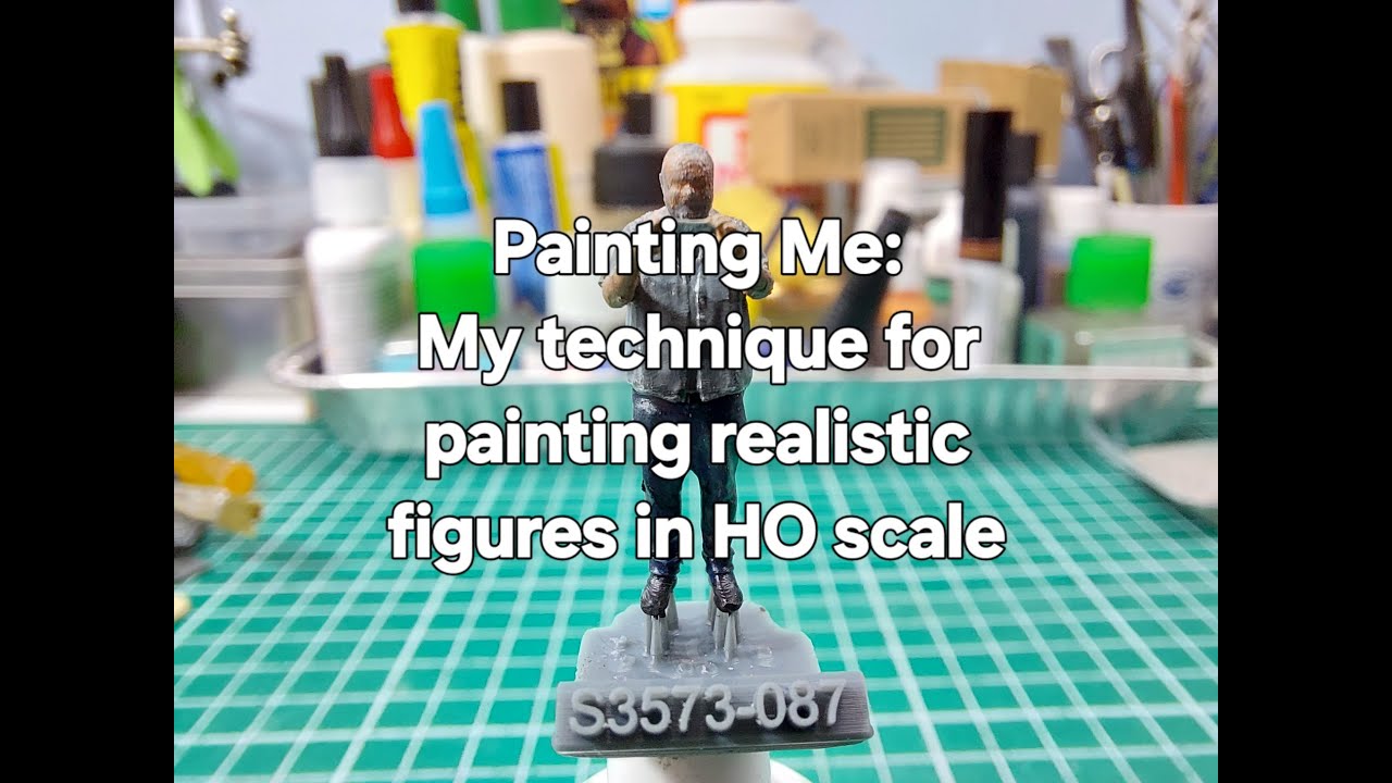 Painting Me: Моя техника рисования реалистичных фигур в масштабе HO