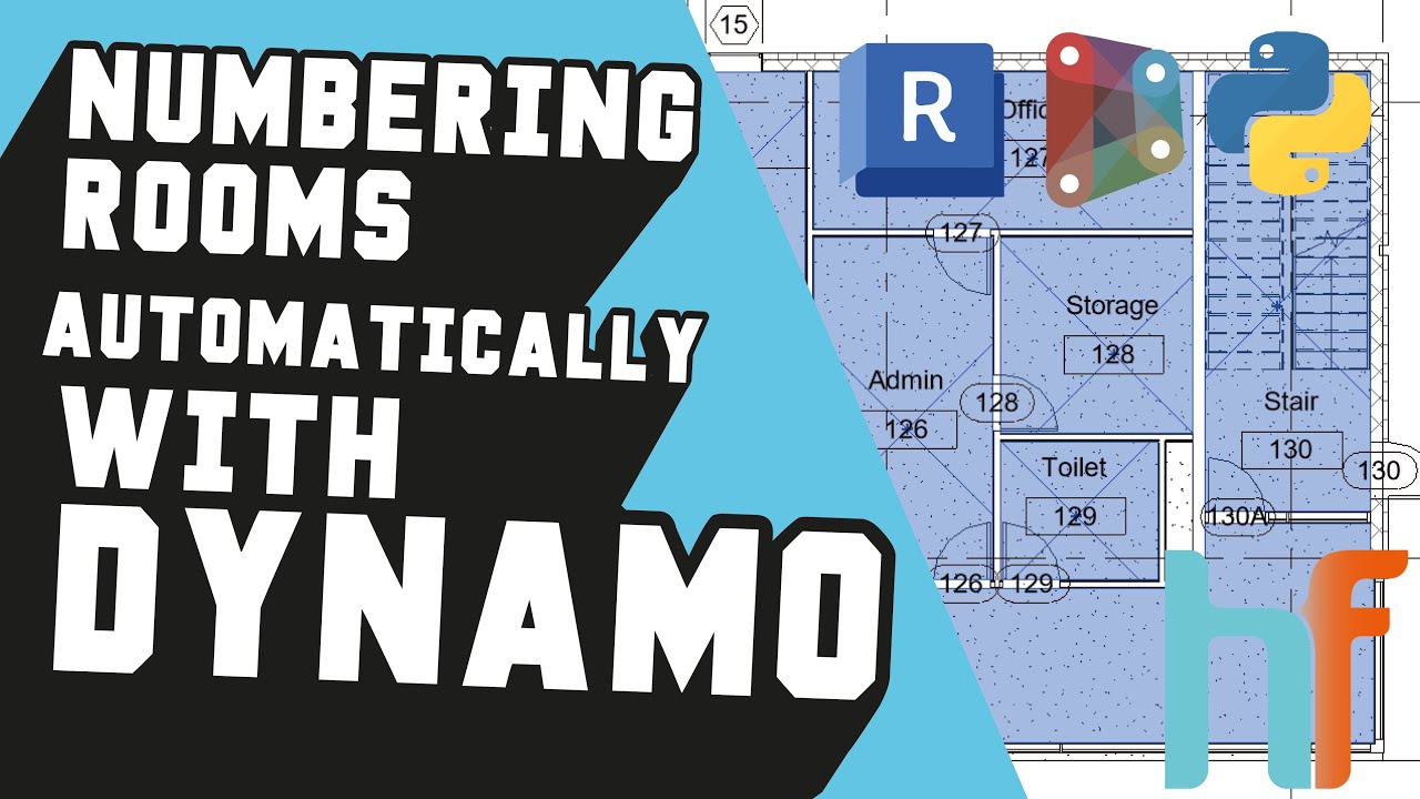NAME all your ROOMS AUTOMATICALLY in Revit using Dynamo and Python