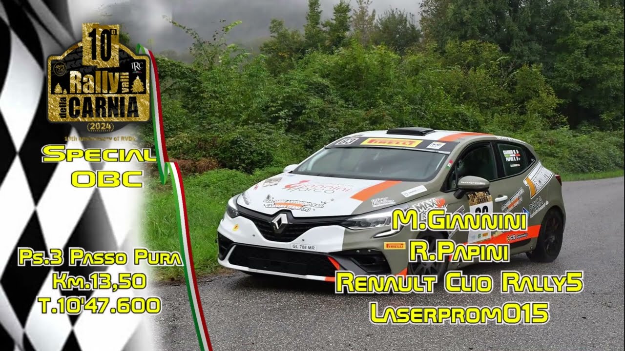 rally carnia  2024 obc giannini papini ps3 passo pura