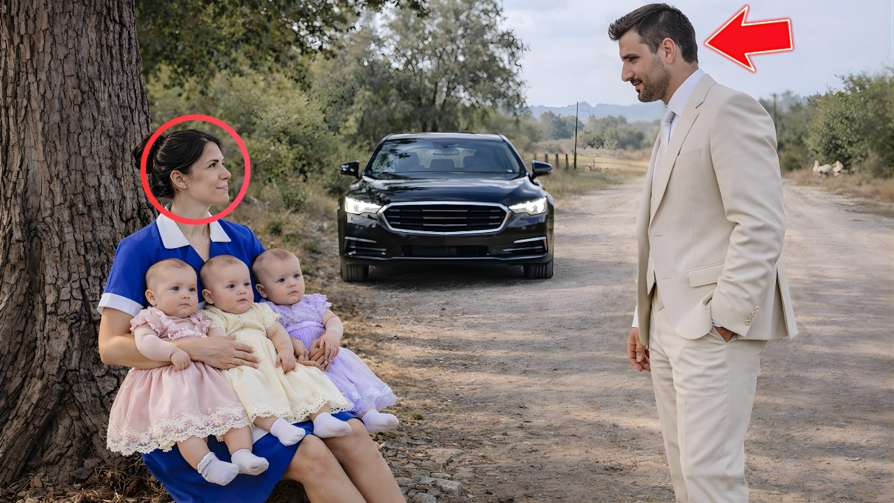 O EMPRESÁRIO ENCONTRA SUA FAXINEIRA SOZINHA NA ESTRADA COM SEUS FILHOS – A VERDADE SURPREENDENTE