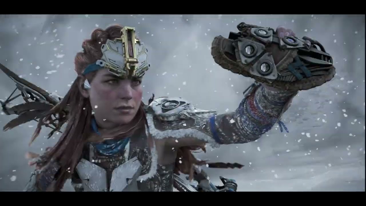 Horizon Forbidden West - Aloy Fights a Tremortusk