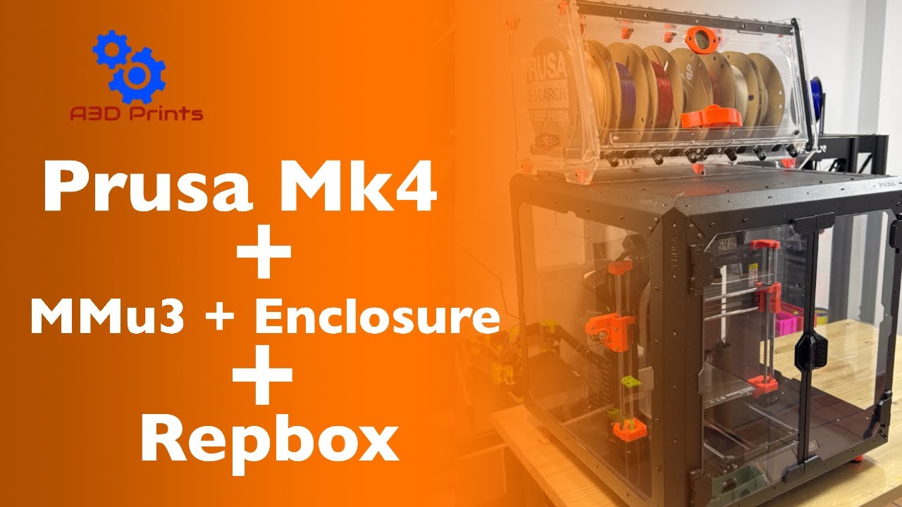 Prusa MK4 Full Equip 🚀 Con MMU3, Enclosure y RepBox: &iexcl;La Mejor Configuraci&oacute;n! 🛠