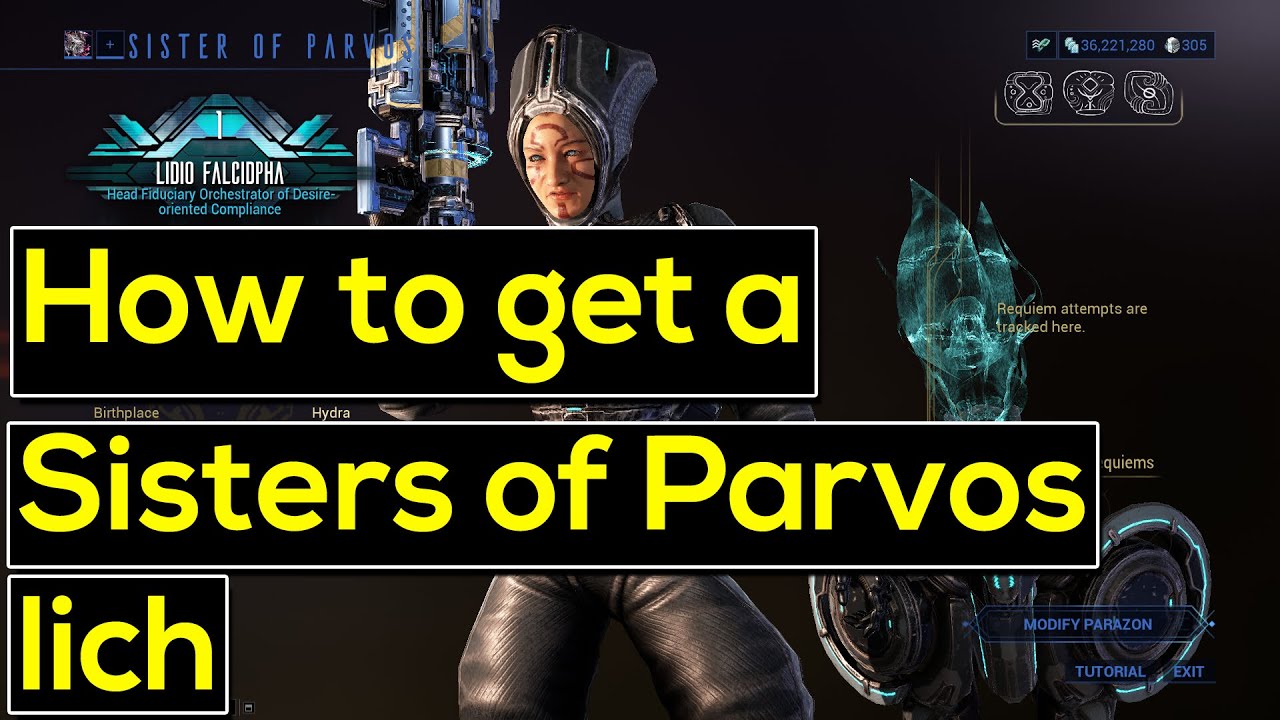 How to get a Sisters of Parvos lich/corpus lich 2021 | Warframe
