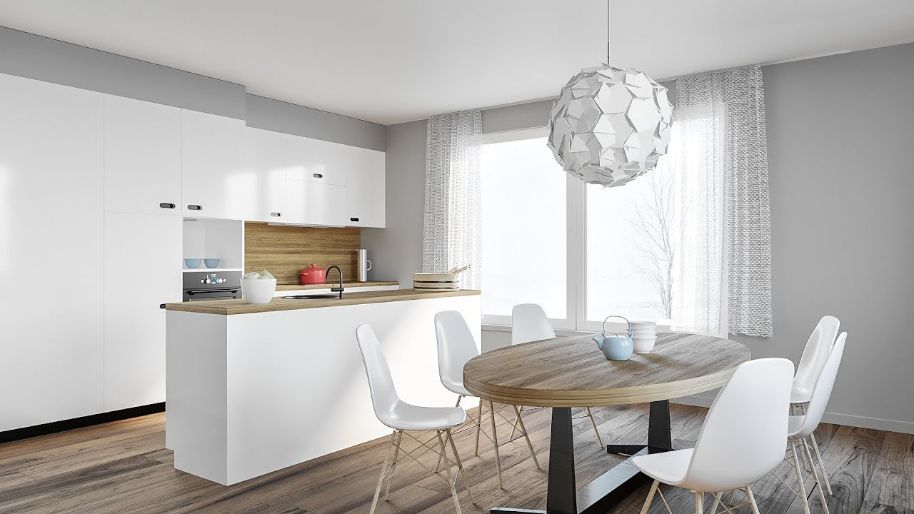 3dsmax Modern Kitchen Design (Best Corona Tutorial)