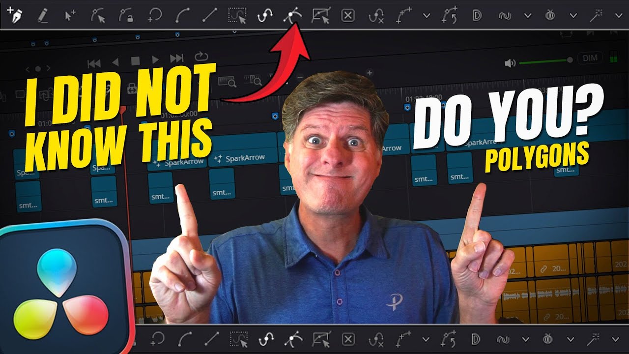 Really? I NEVER Knew the Polygon Tool Could Do THIS in DaVinci Resolve Fusion - Tutorial & Overview