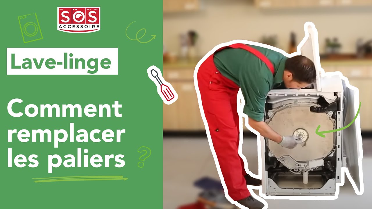 🔧 Comment remplacer les paliers ou roulements d'un lave-linge top ?