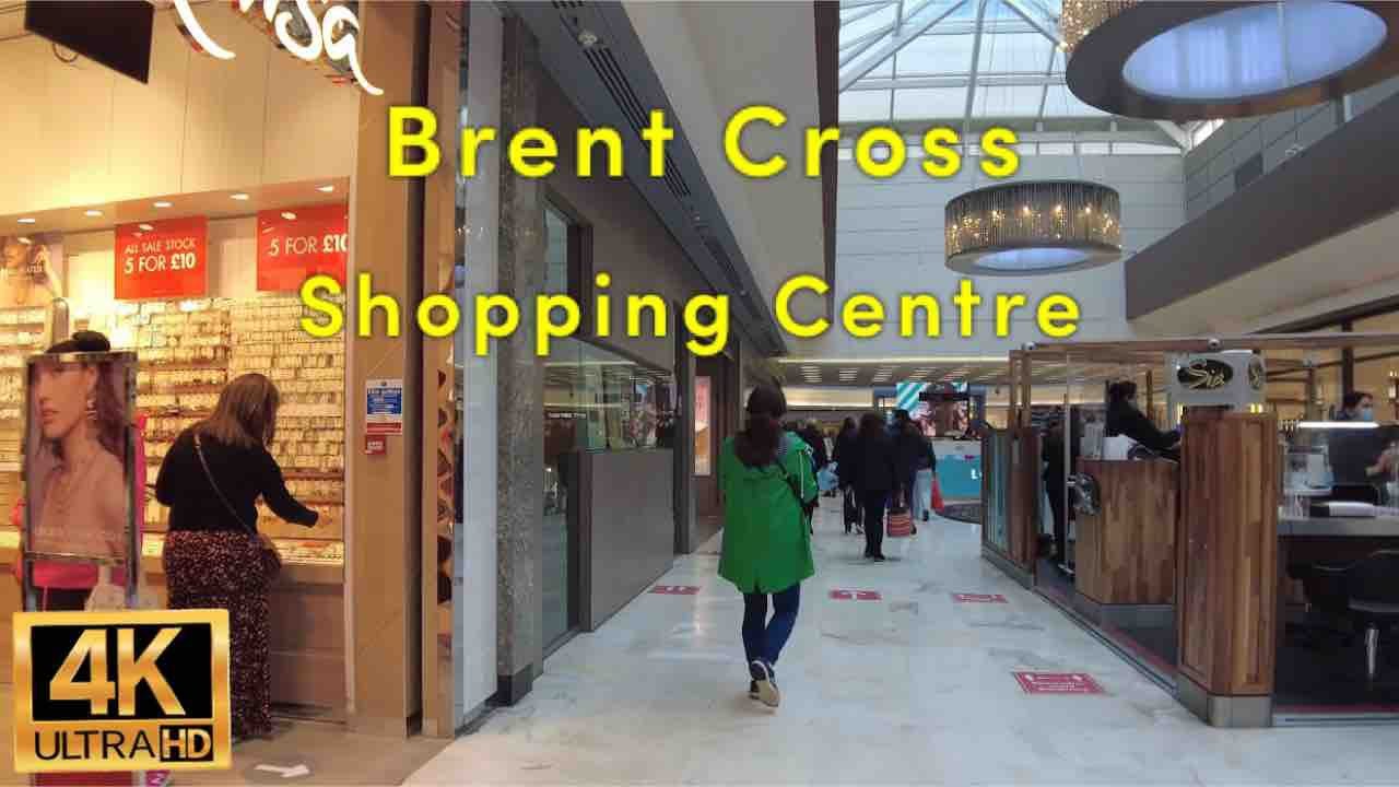 Walking in Brent cross shopping centre , London.  جولة في مركز التسوق برنت كروس