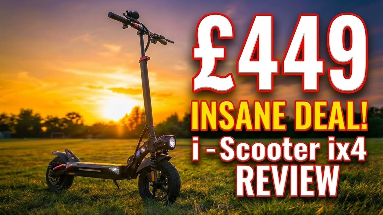 iScooter iX4 Review – The Ultimate 800W Off-Road Beast!
