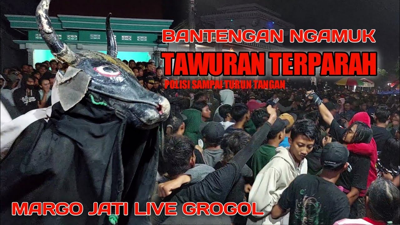 Bantengan ngamuk Margo jati live Grogol jatirejo full t4wur4n