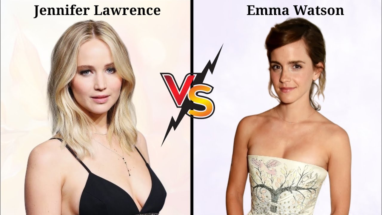 Comparison Between Jennifer Lawrence vs Emma Watson | Lifestyle, Net Worth, Movies 