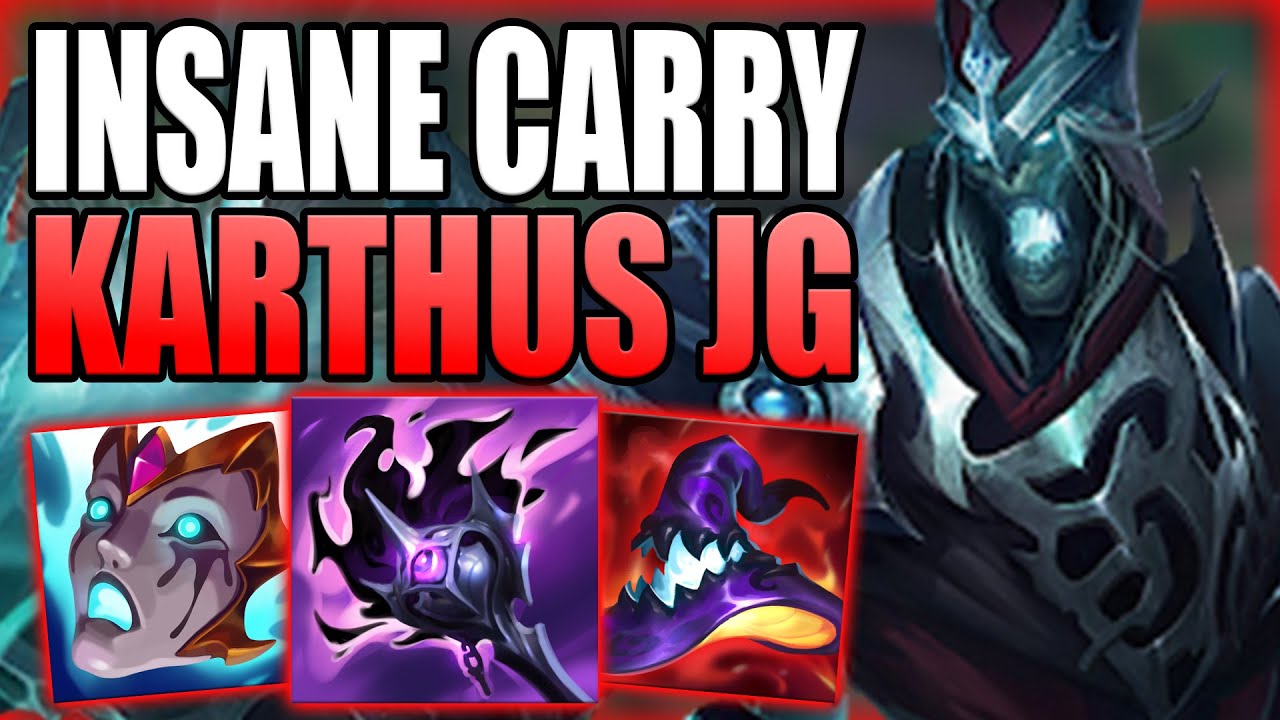 AN INSANE CARRY WITH KARTHUS JUNGLE EVEN AFTER RIOT NERFED HIM! - Gameplay Guide League of Legends