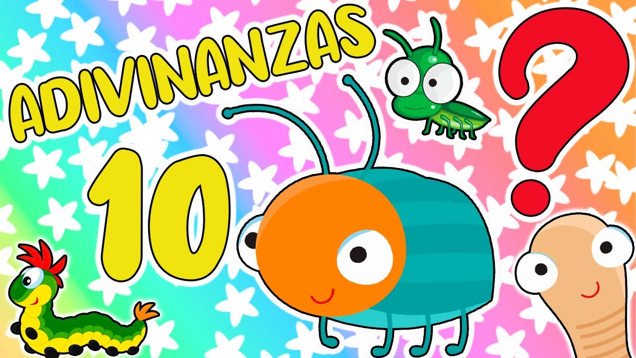 ¡JUGANDO A LAS ADIVINANZAS DE INSECTOS! 🐛🦋🤔❓ INSECTS RIDDLES  FOR KIDS / Video educativo para niños