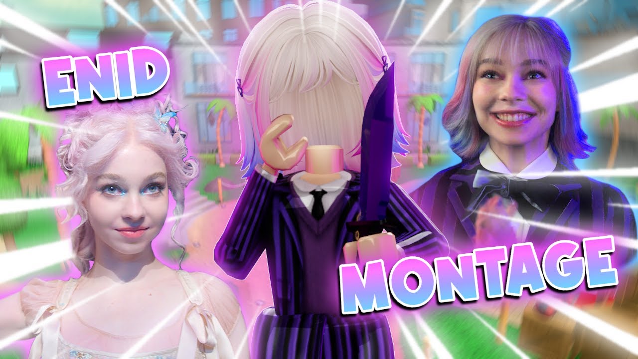 Playing MM2 as ENID from WEDNESDAY SEASON 2 | Roblox Murder Mystery 2