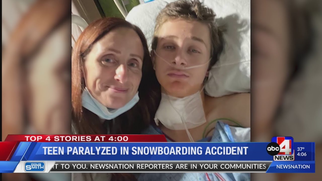 Teen paralyzed in snowboarding accident