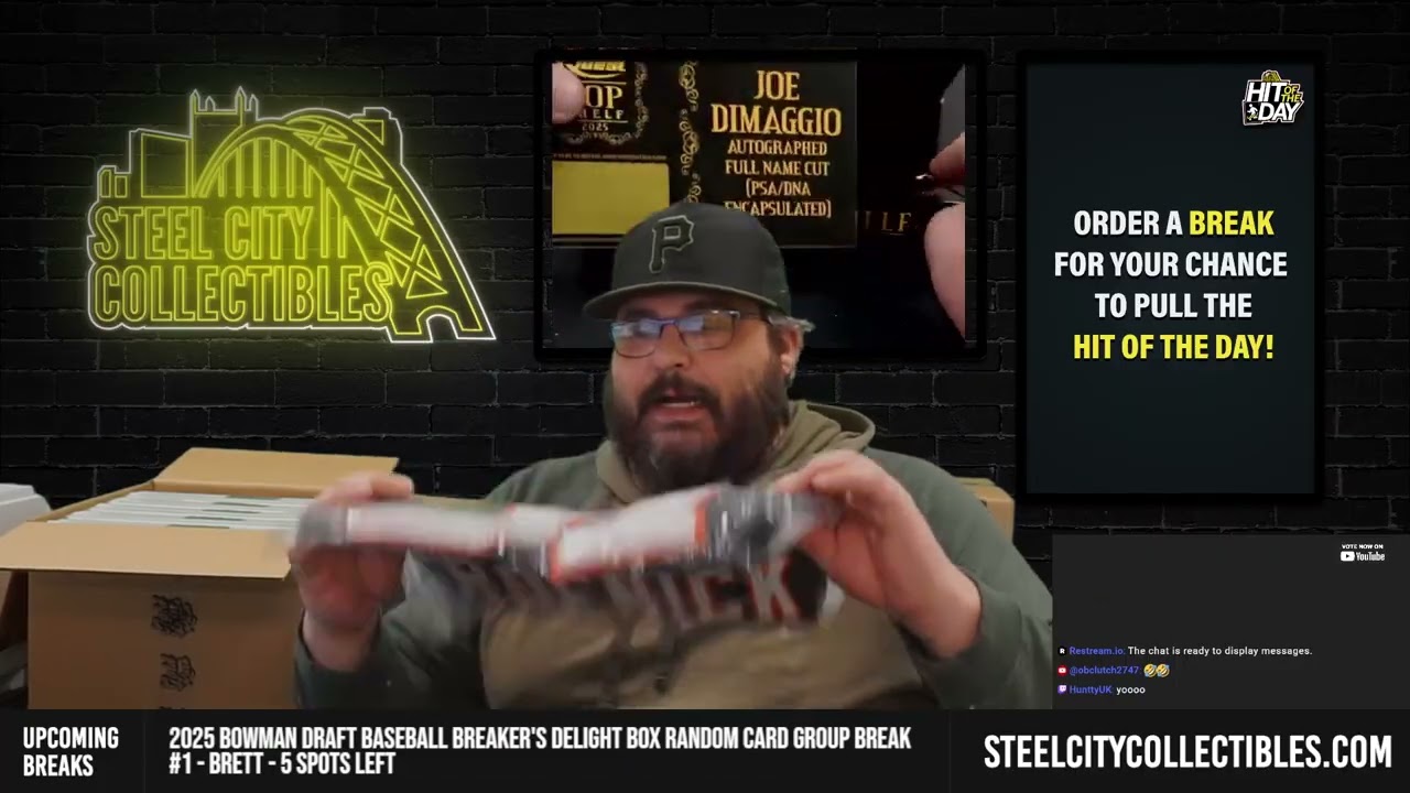 2026 Gold Rush Autographed Jersey Hall of Fame Edition 6-Box Case Random 10 Player Break #1 - Brett