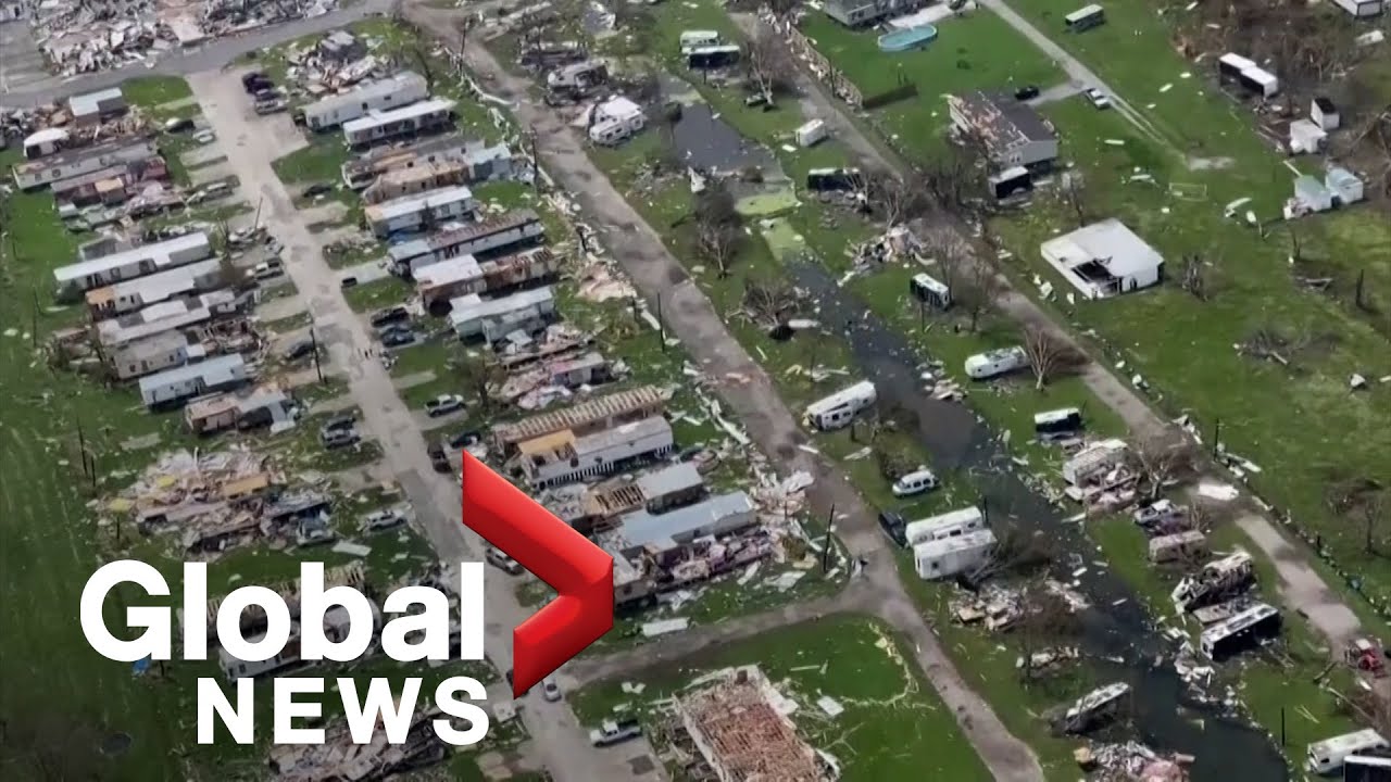 Hurricane Ida: Aerial video shows extent of storm's damage in greater New Orleans