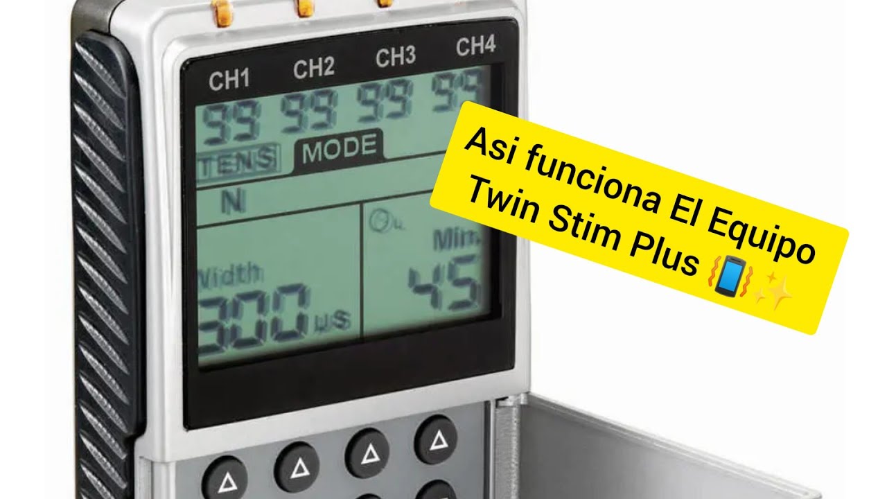 Como funciona el Equipo twin stim plus. Tens y Ems #fisioterapia  #Tens #Ems