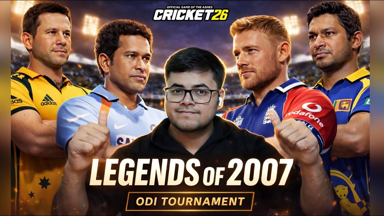 IND vs AUS | LEGENDS OF 2007 🏆| ODI TOURNAMENT | LIVE | Cricket 26 | OmiVerse #Cricket #shorts #Live