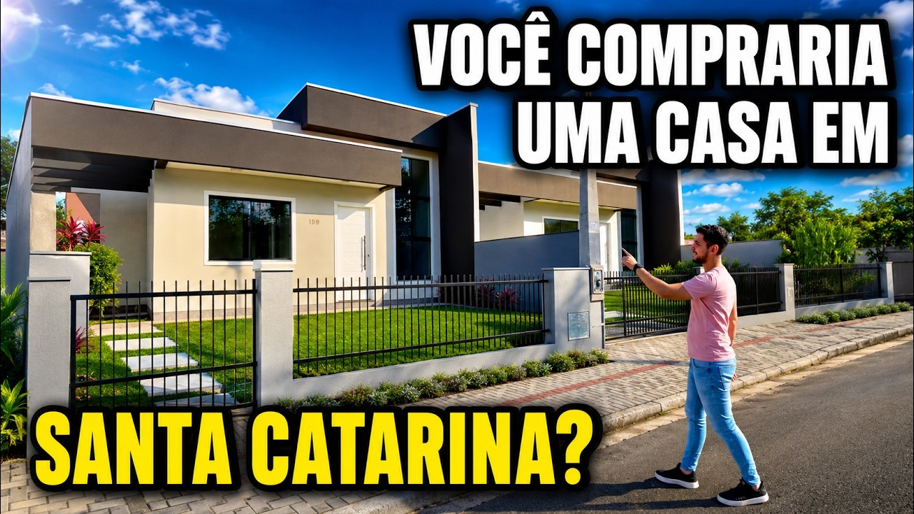 Casa com suíte moderna em Santa Catarina!
