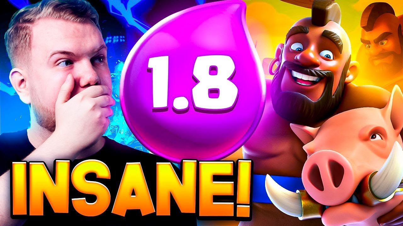 INSANELY FAST 1.8 HOG CYCLE DECK! - Clash Royale