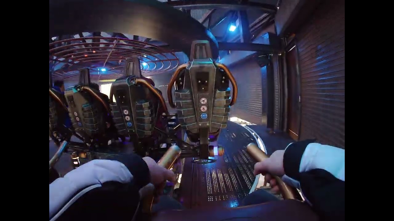 Onride the Voltron Nevera in Europa Park. This ride is really, really good. 
