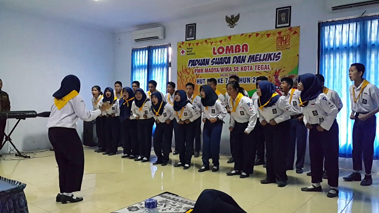 Mars PMI  paduan suara SMAN 4 Tegal