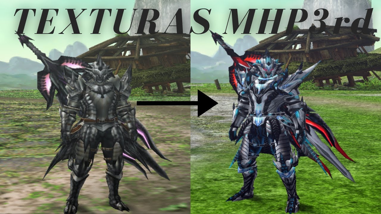 Las mejores Texturas para Monster Hunter Portable 3rd (MHP3rd) versión español (ULJM05800)