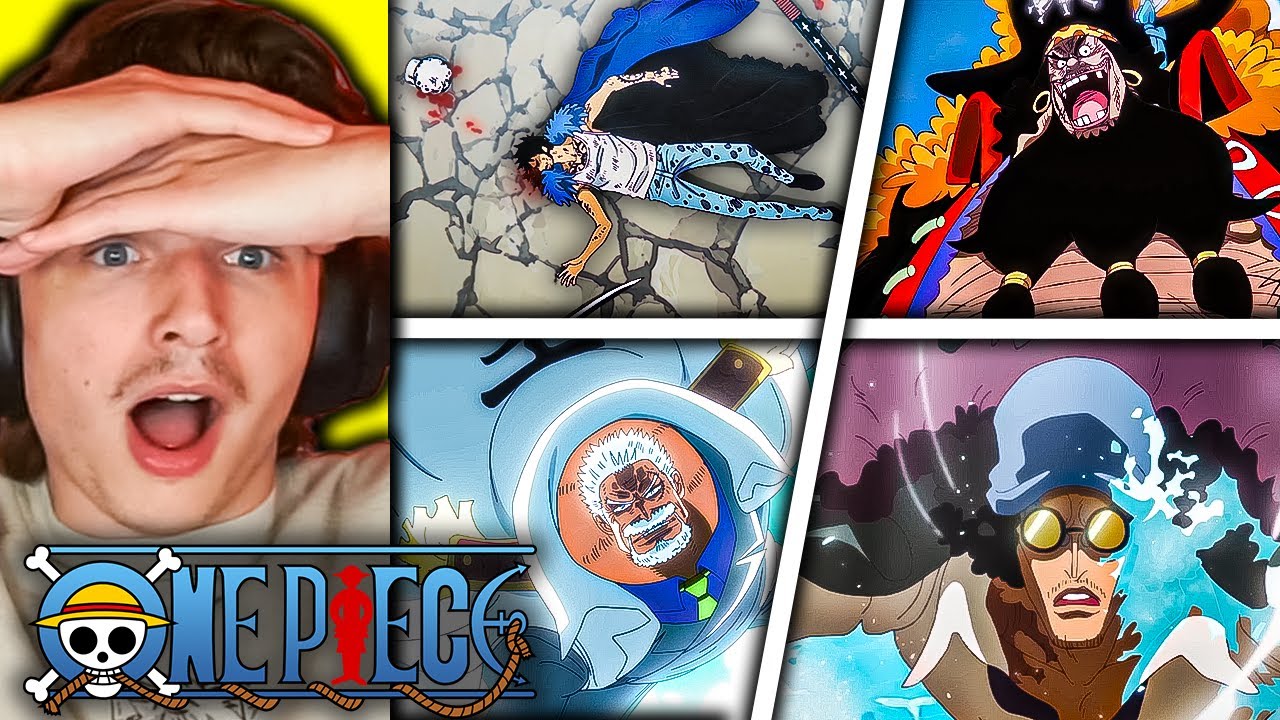 BLACKBEARD DEFEATS LAW… (one piece reaction)