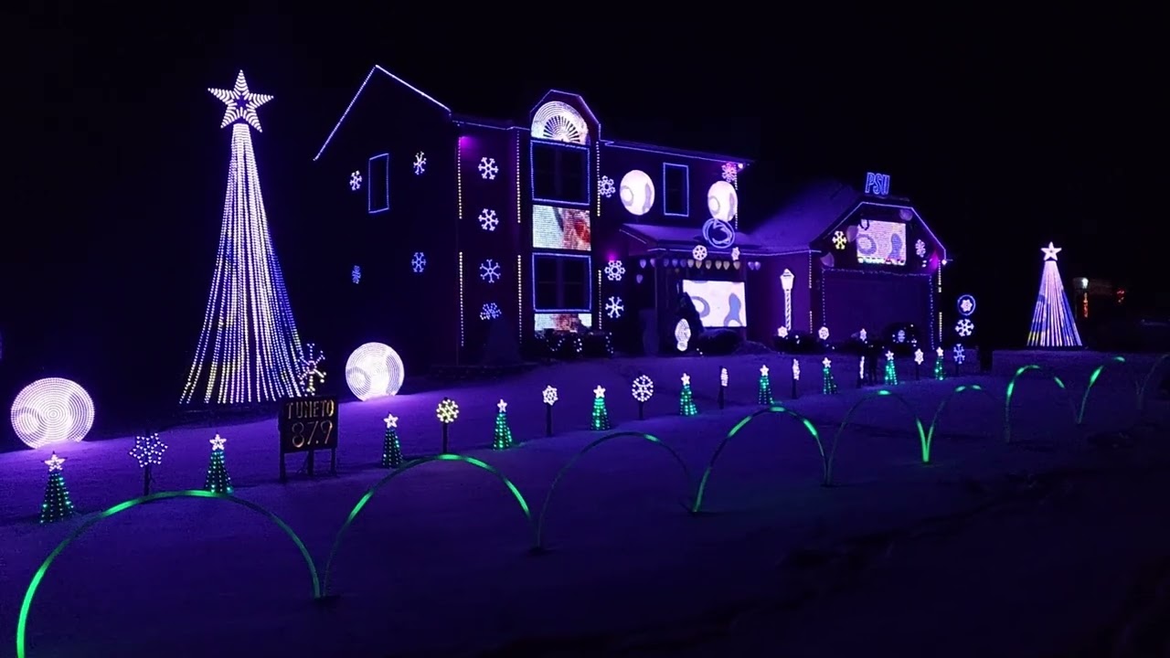 2025 Miller Family Christmas Lights - Baby Please Come Home Darlene Love