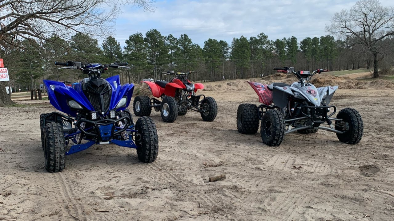 Ripping OUTBACK ATV PARK in Laurinburg,NC with Bewer Offroad | YFZ 450, Honda 400ex, Raptor 700r
