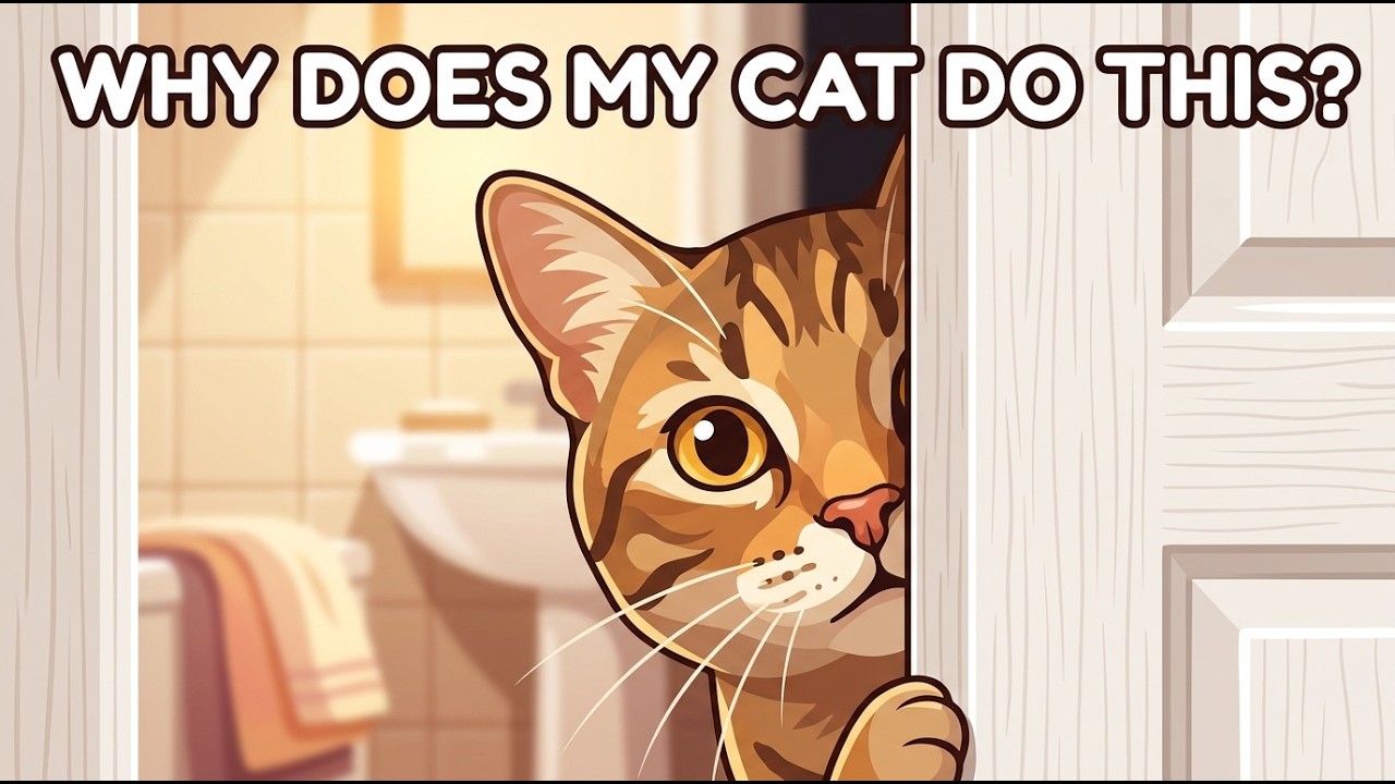 If Your Cat Follows You to the Bathroom, Here's What It Really Means...