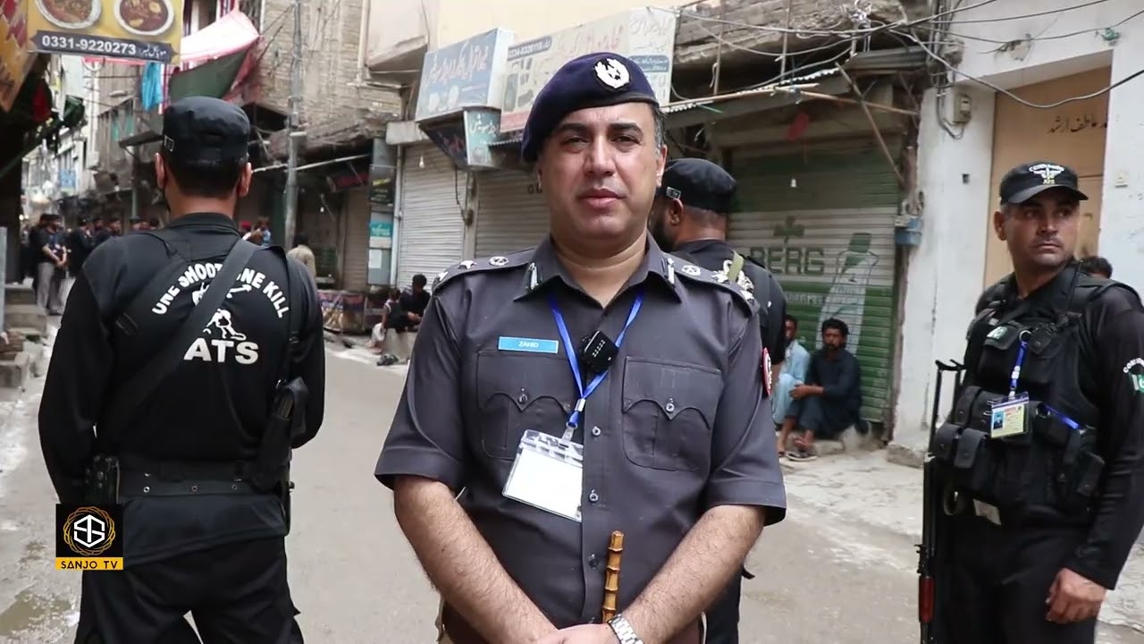Kohat 10th Muharram Jaloos Procession 2025 | Full Security & Peaceful Gathering. Sanjo tv kohat.