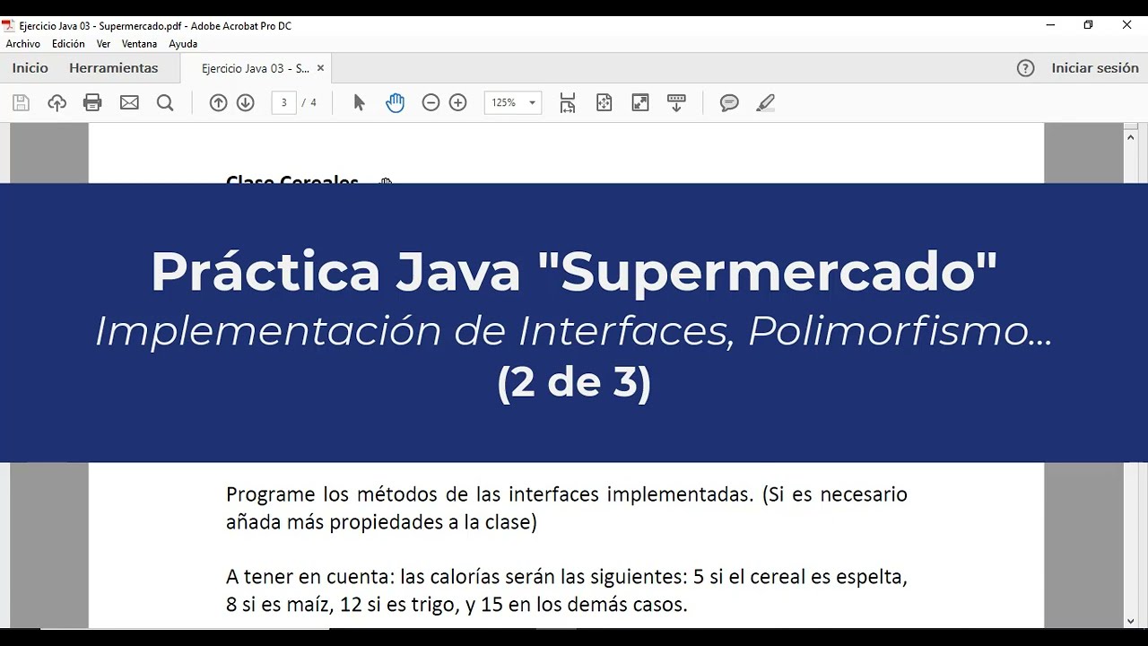 Ejercicio Java. 