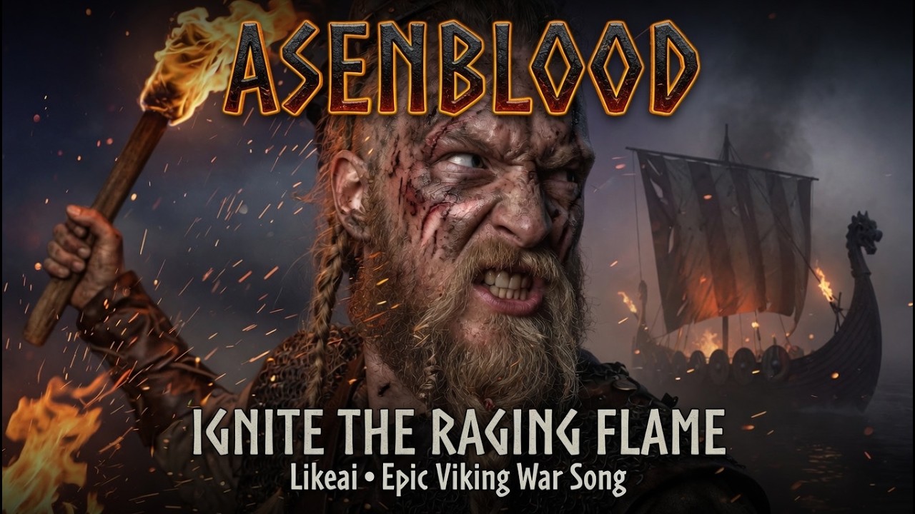 Asenblood (Ignite the Raging Flame) (OfficialMusicVideo)paganfantasy #warrioranthem #epicsoundtrack