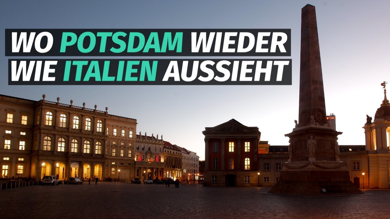 Der Alte Markt in Potsdam ist zur&uuml;ck mit Fassaden aus dem 18. Jahrhundert