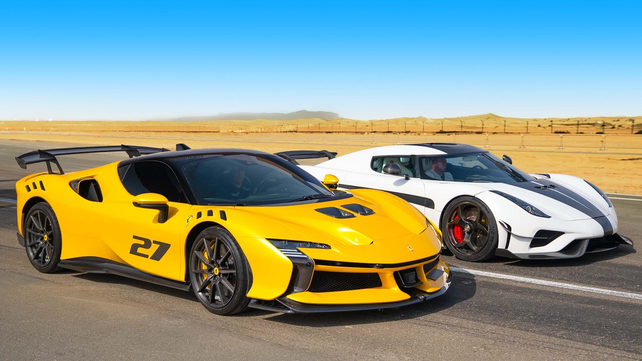 Bisakah saya mengalahkan Koenigsegg £3M Koenigsegg dengan Ferrari SF90 XX?