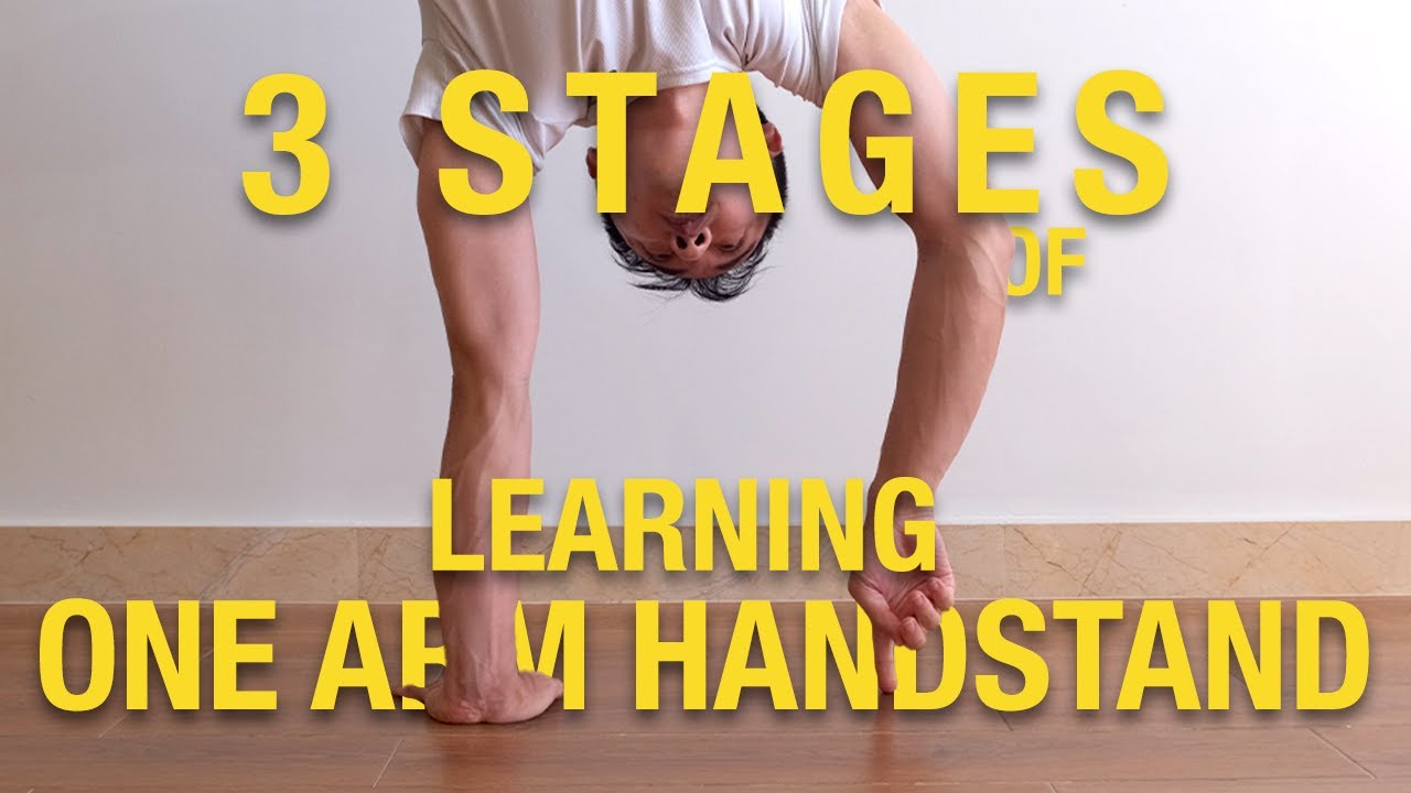3 Stages Of Learning One Arm Handstand - Things To Get Right When You Train #handbalance