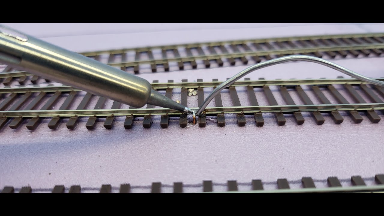 How I do stuff on the K&W Model Railroad - Attaching Track Feeders