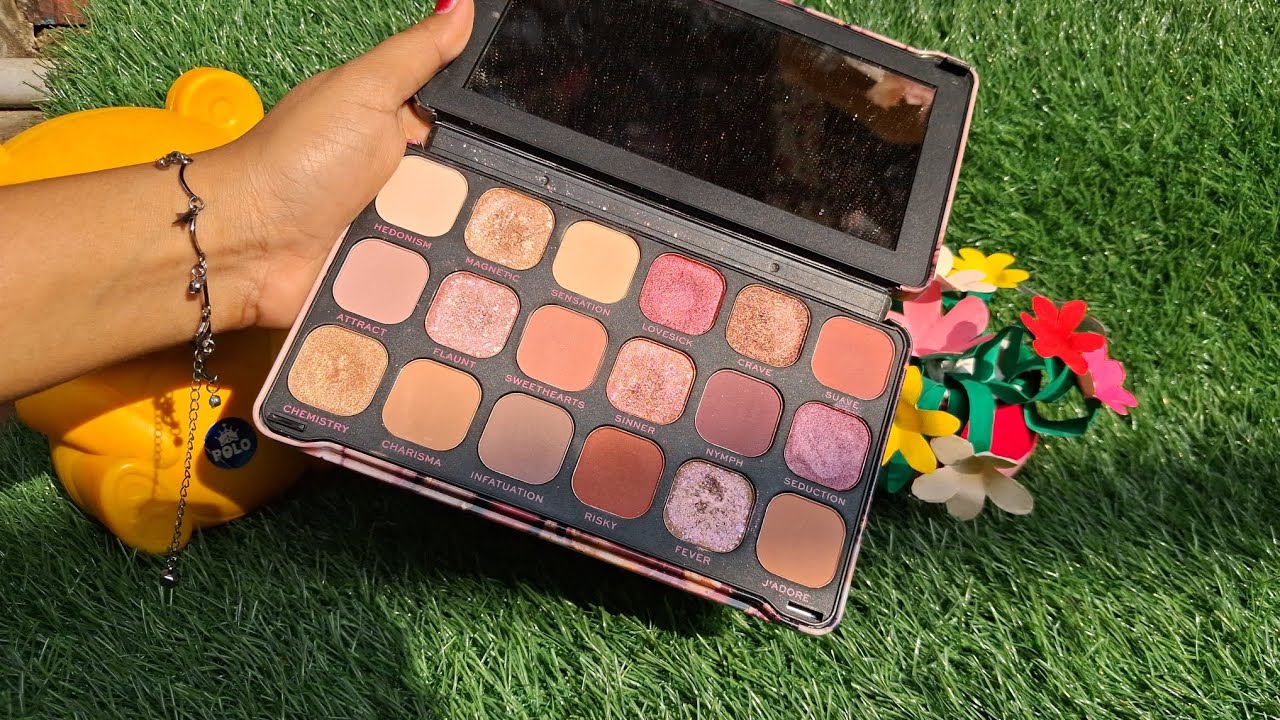 IS THIS EYESHADOW PALETTE ACTUALLY WORTH IT?|MAKEUP REVOLUTION ALLURE PALETTE HONEST REVIEW
