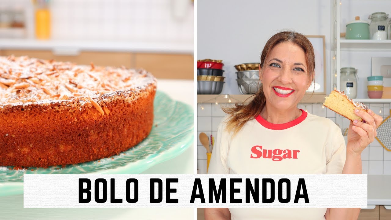 Uma Novidade!!! E bolo de amêndoa com crosta crocante!