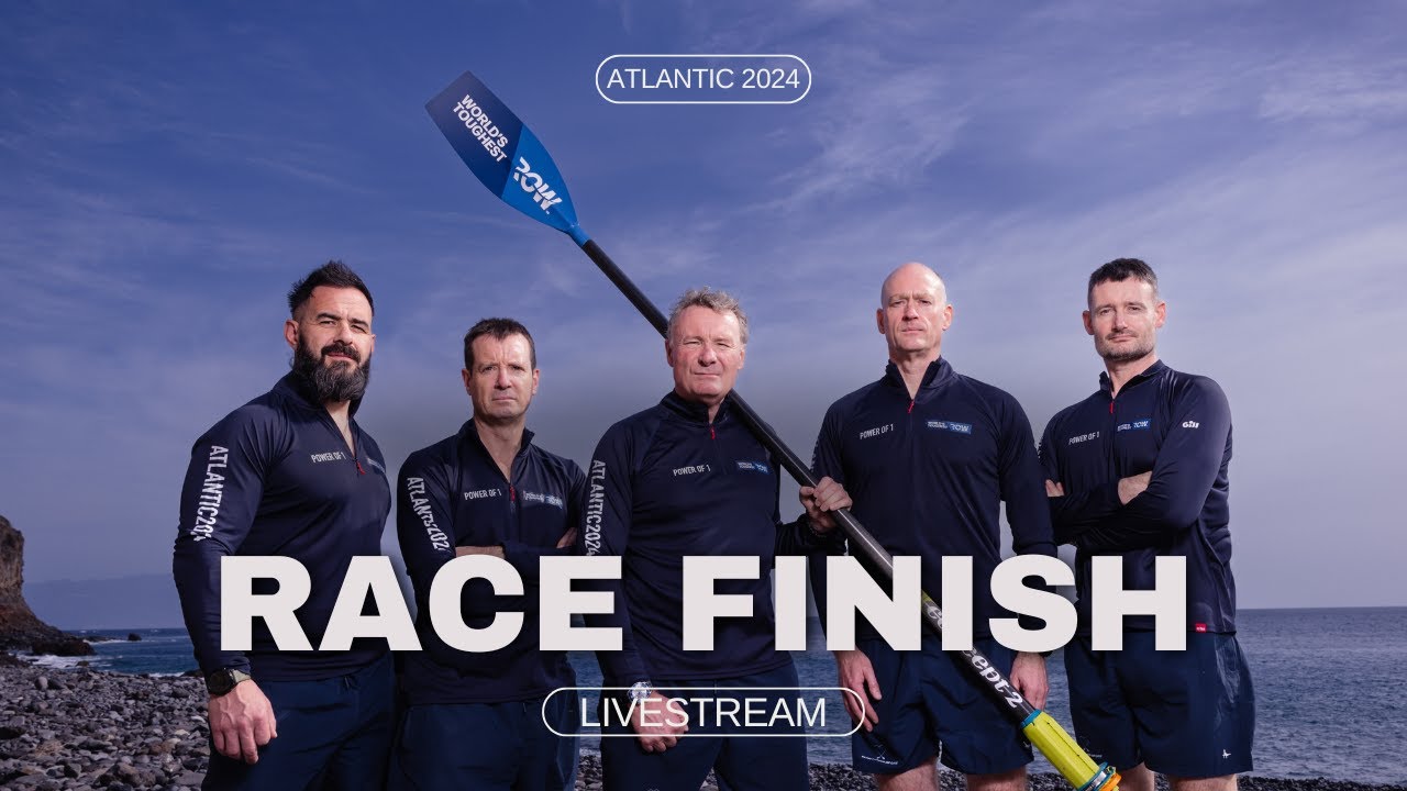 Race Finish Livestream | Power of 1 🇮🇪 | World's Toughest Row - ATLANTIC 2024