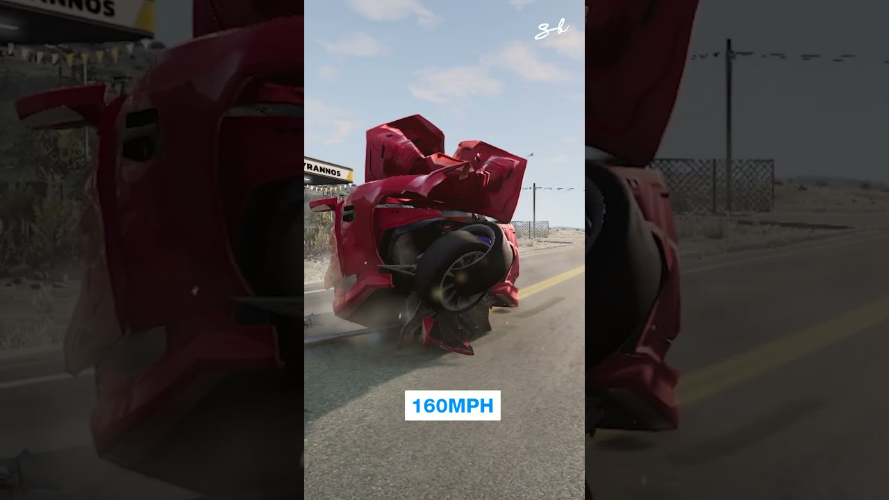 From 30MPH to 260MPH, the difference in damage is wild 🏎️💥